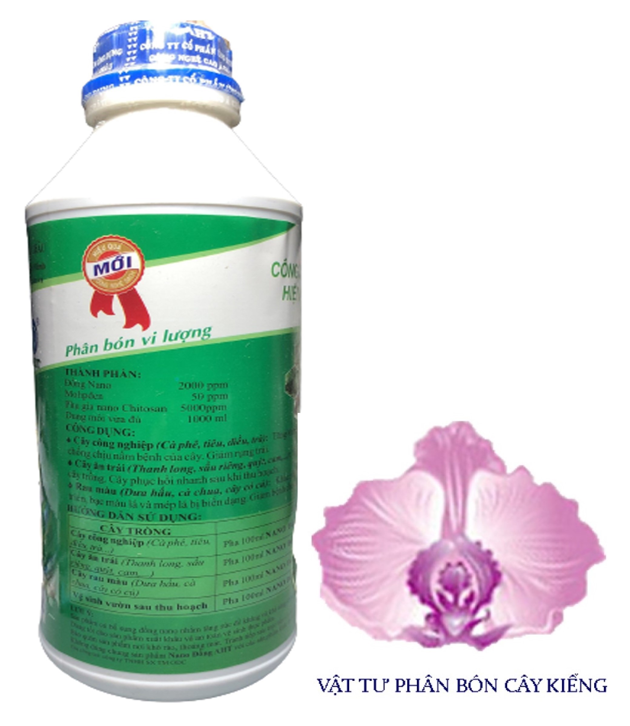 Phân Bón Vi Lượng Nano Đồng (Cu) AHT - #349A# 1lít