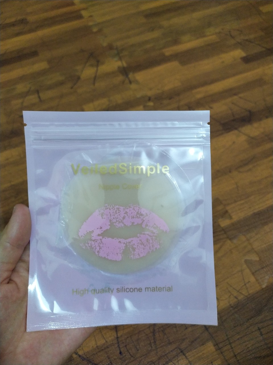 Lẻ 2 miếng dán ti silicon tàng hình, miếng dán ngực silicon hình tròn