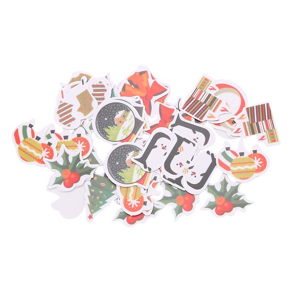 Hộp 50 sticker trang trí noel loại nhỏ - mẫu 3