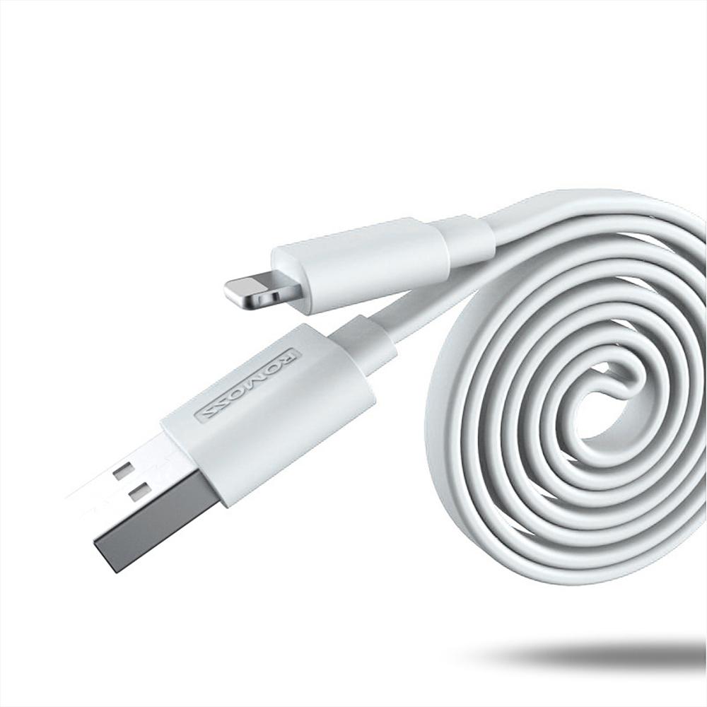 CÁP SẠC LIGHTNING IPHONE/IPAD ROMOSS - TRẮNG