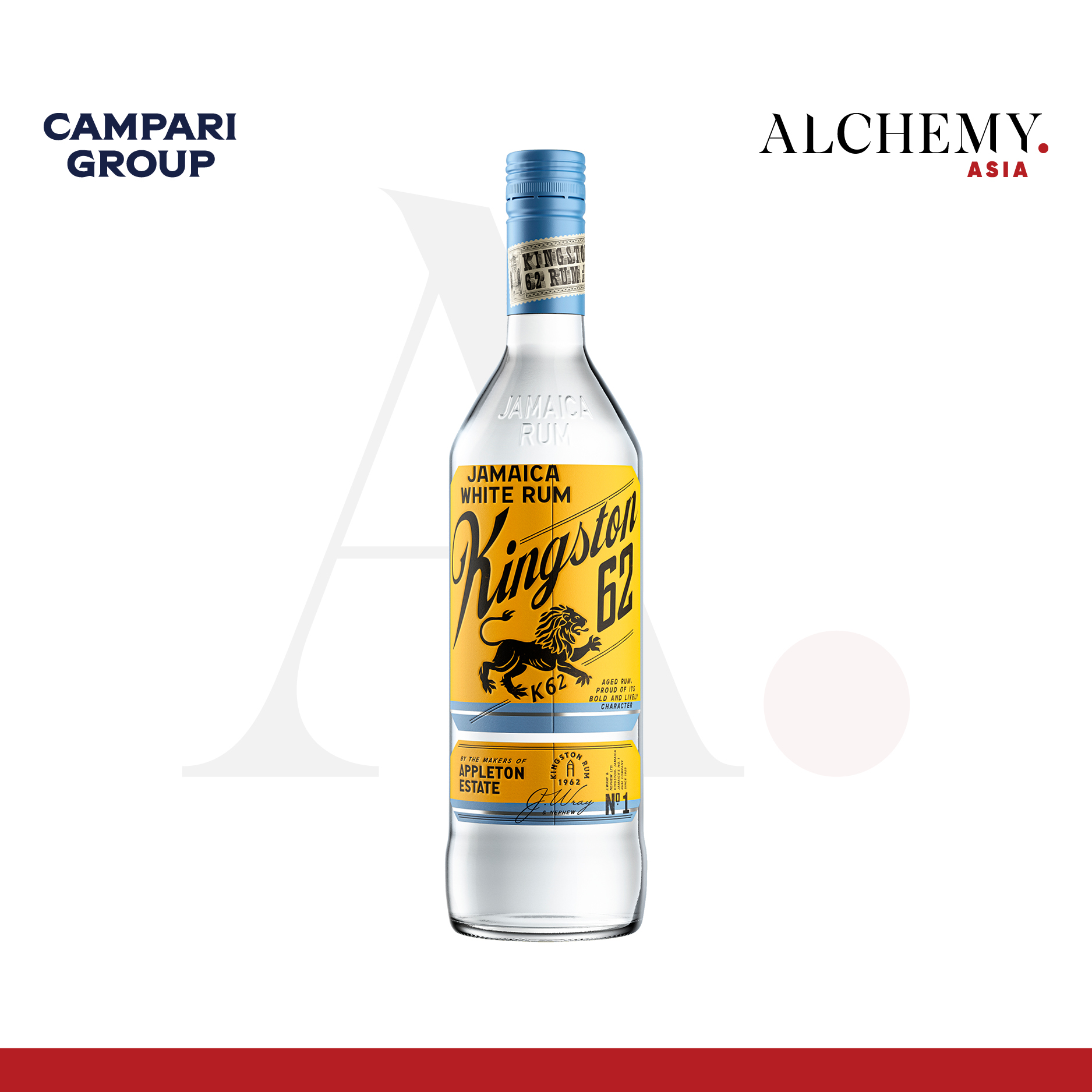 [Trên 18 tuổi] [Chính hãng] Rượu Rum Kingston 62 White Jamaica 750ml 40%