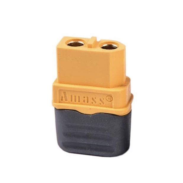Jack Xt60  Amass Đồng Nguyên Chất, Có Nắp Che