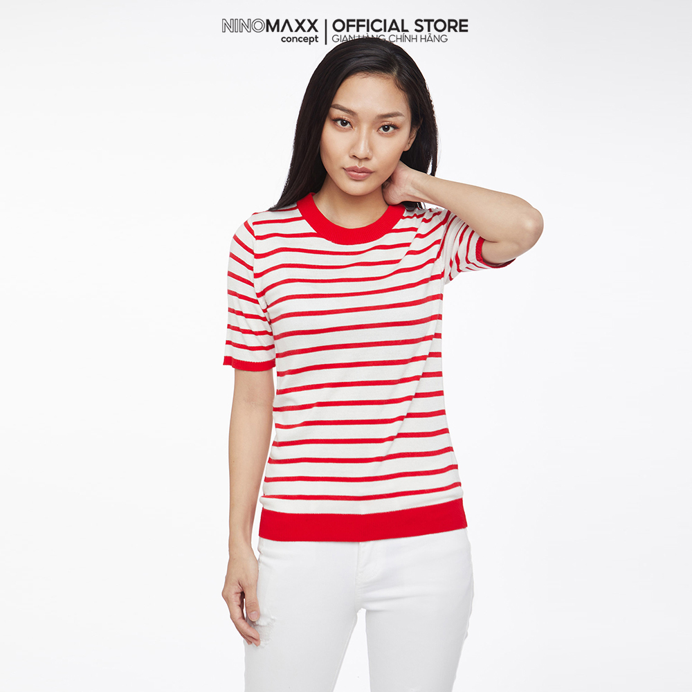 N&M Áo sweater Basic Nữ tay ngắn 1905012