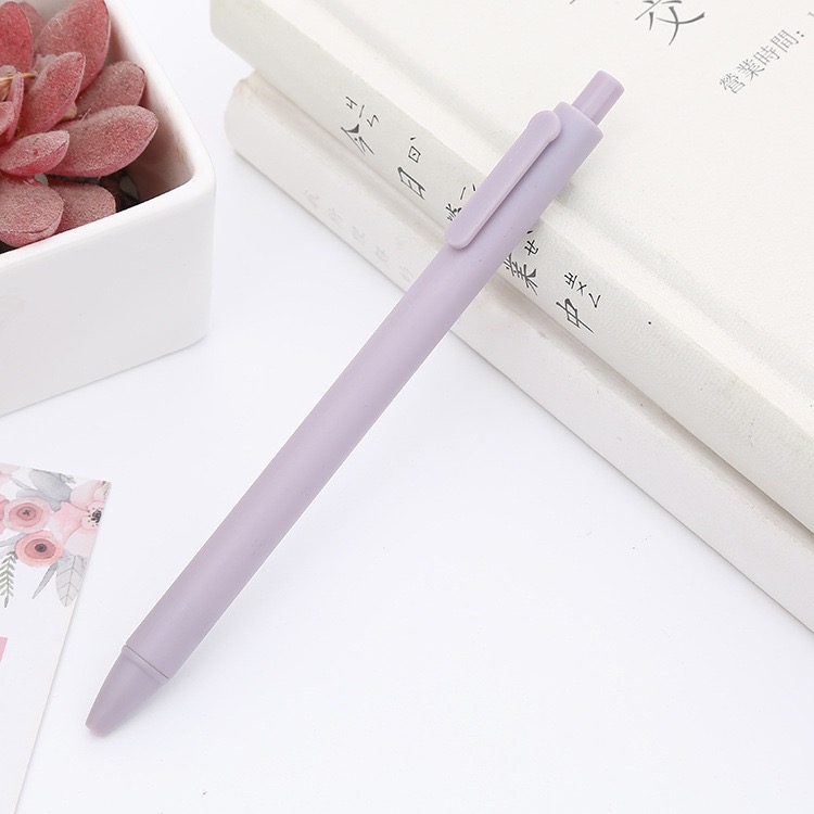 Korean style cute macaron gel ink ballpoint pen black ink