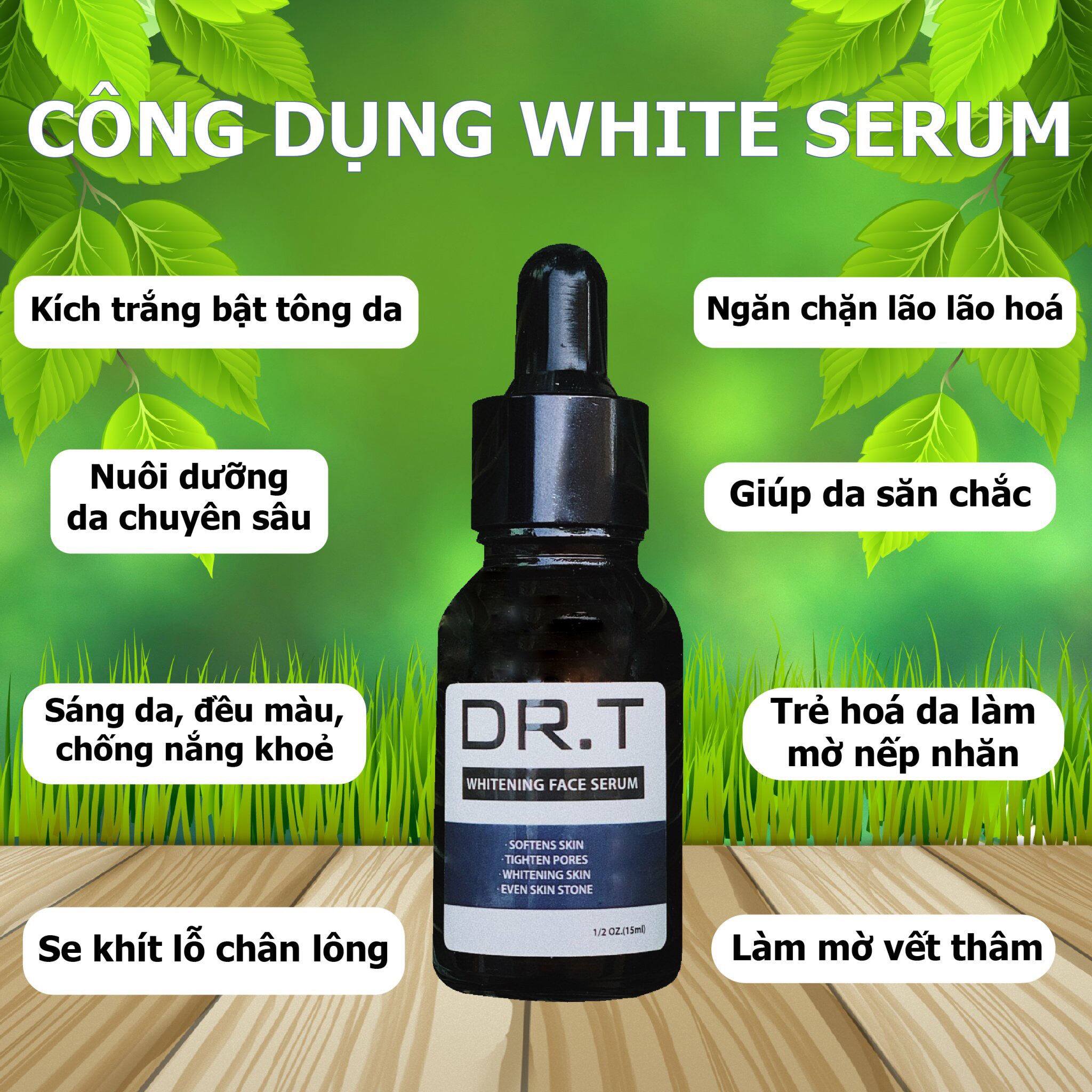 [HCM]kích trắng da Dr T Cổ Mộc Lan