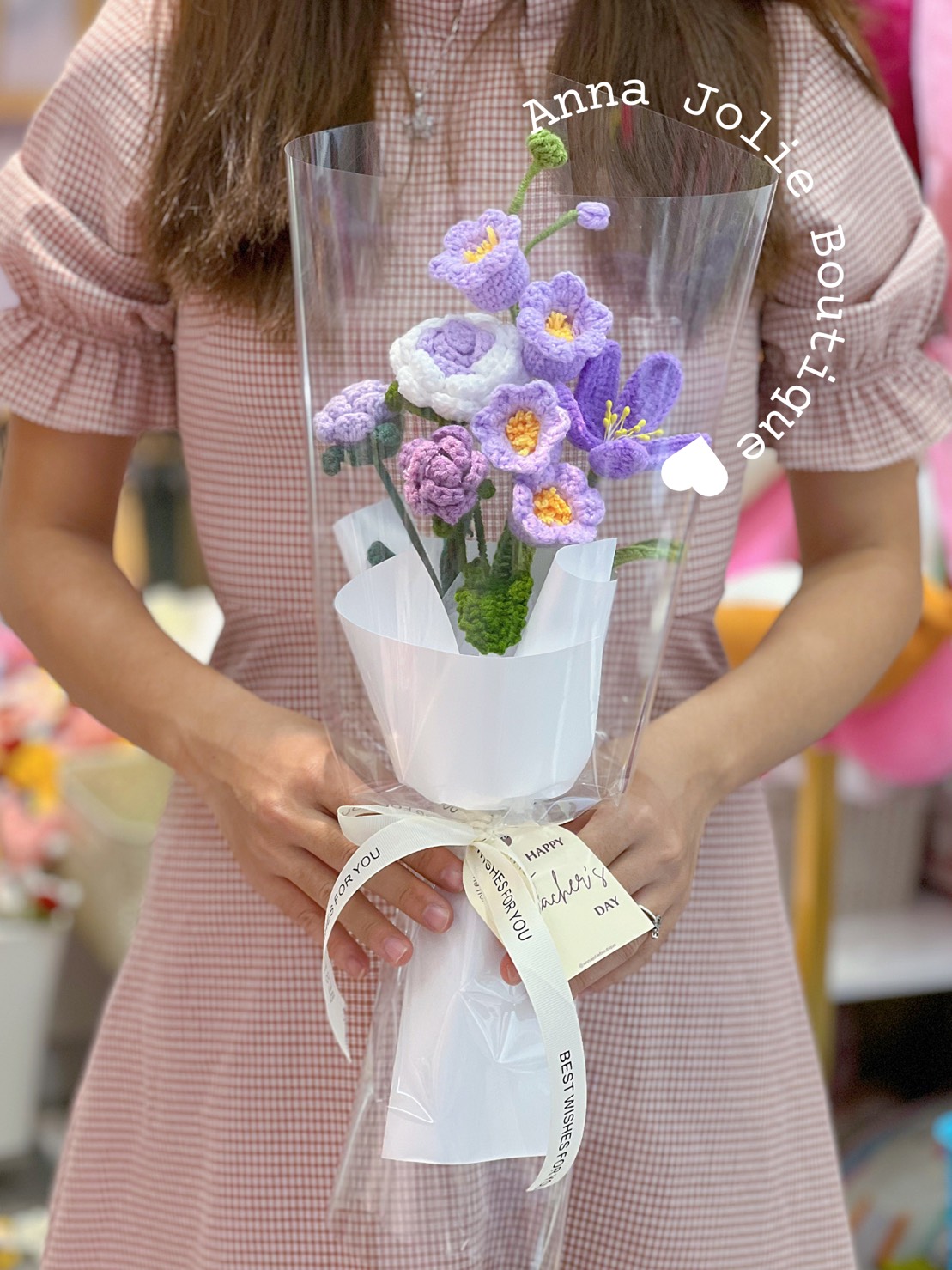 Bó hoa len handmade nhiều mẫu