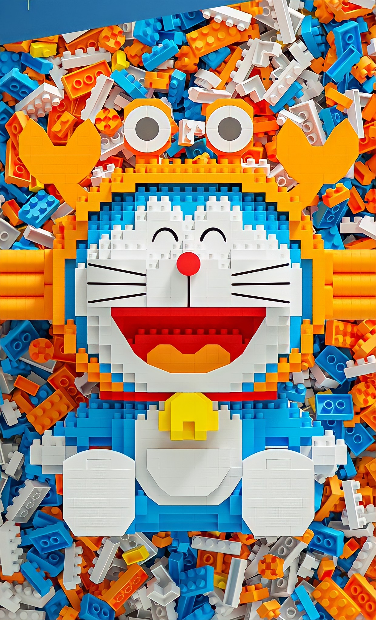 [HÀNG VỀ] Bộ đồ chơi lắp ghép lego Doraemon - Mô hình 3D Nanoblock