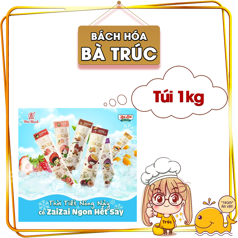 Kẹo thạch Zaizai Đức Hạnh [Phiên bản thạch dài]