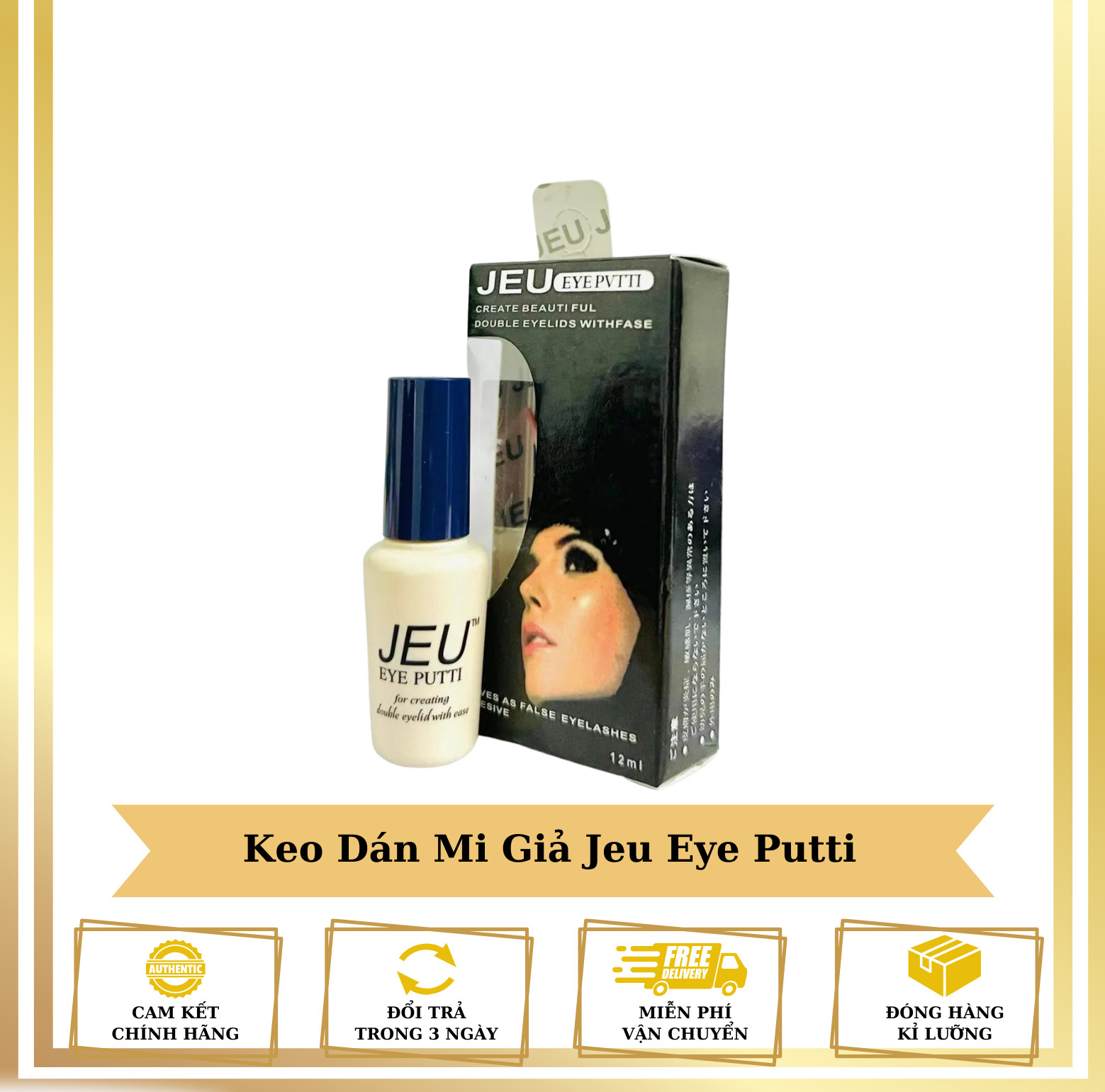 Keo dán mi Jeu Eyepvtti cao cấp 12ml ( MÃ 38)