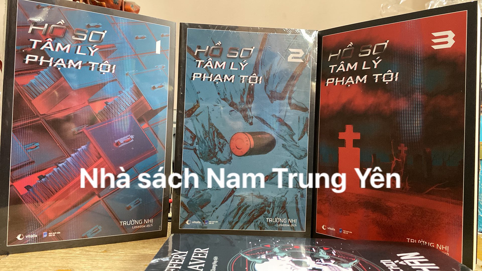 Sách - combo hồ sơ tâm lý phạm tội - trường nhị - tặng quà trọn bộ