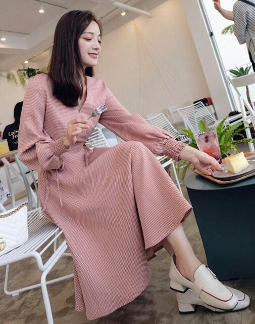 [HCM]Đầm caro dây đan eo (có ảnh thật nhà Bo)