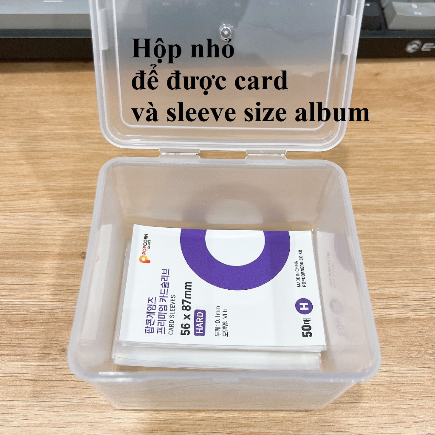 [HN19] Hộp nhựa vuông đựng card, top loader