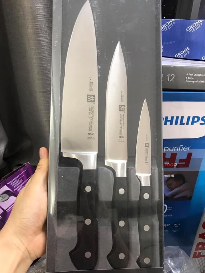 🇩🇪Bộ dao Zwilling Professional S 3 món made in Germany