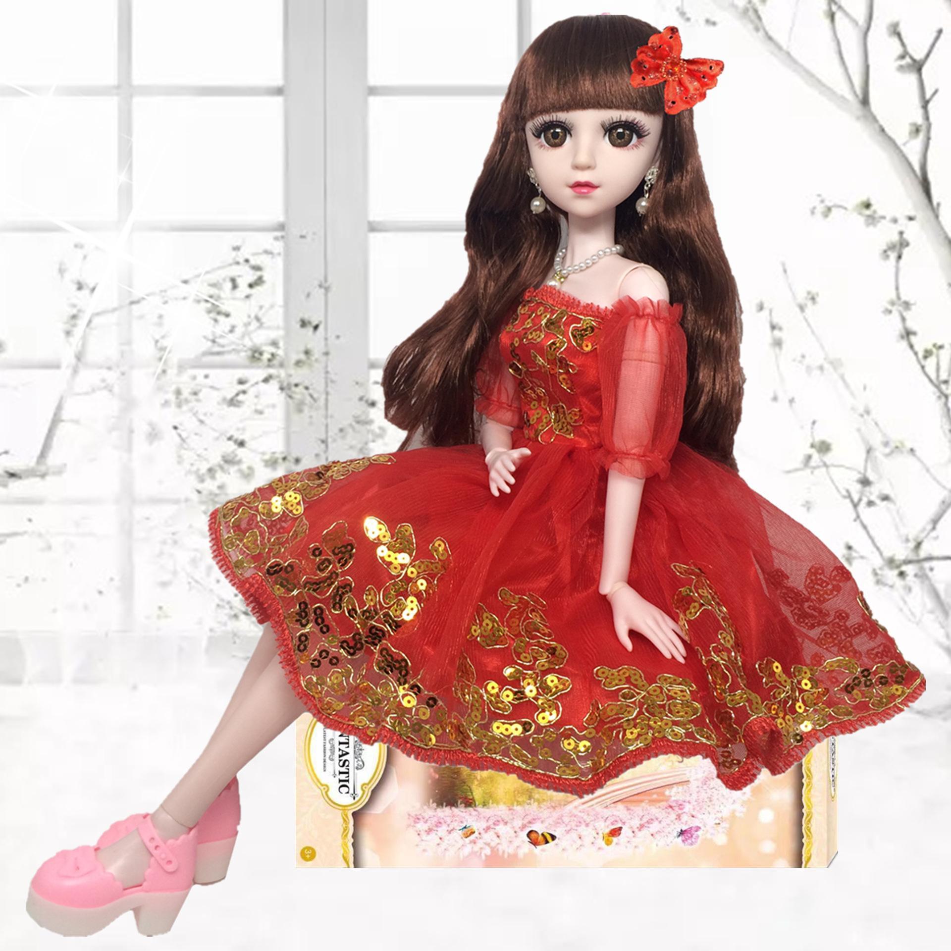 Váy Công Chúa Lấp Lánh Cho Búp bê 60cm