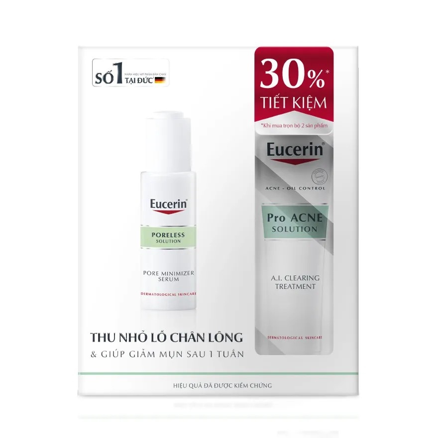 Tinh Chất ProAcne Poreless 30ml   Gel Giảm Mụn Pro Acne Solution 40ml