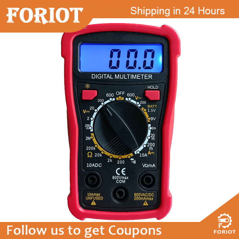SHXZ diymore Digital Multimeter DC AC Voltmeter Ohm Volt Amp Test Meter and Continuity Test Diode Voltage Tester for Battery Test
