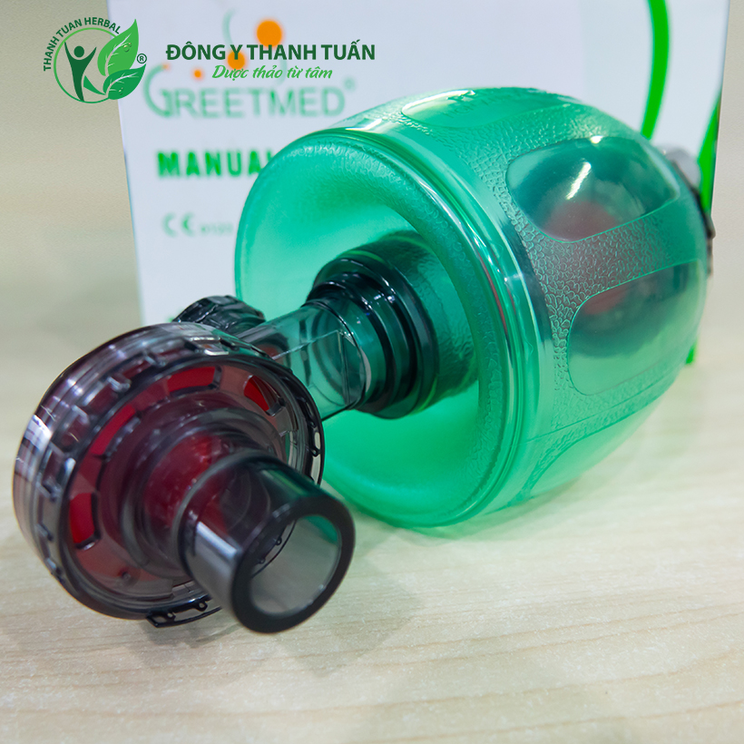 Bóng Bóp Giúp Thở AMBU Trẻ Em (Pediatric) - Thương Hiệu Greetmed