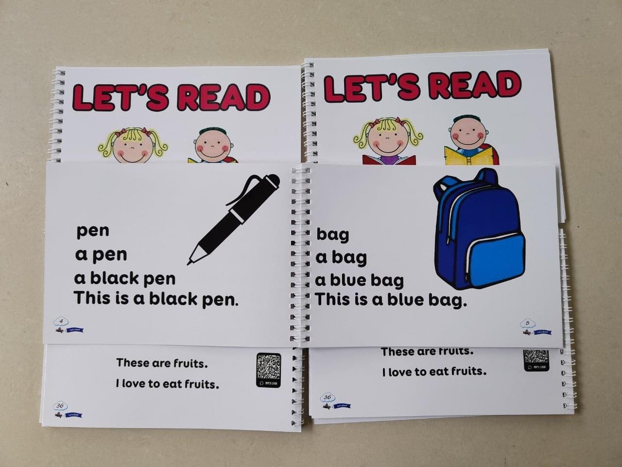 Đồ chơi cho bé học tiếng anh (Tặng kèm file nghe) Let's Read 2c