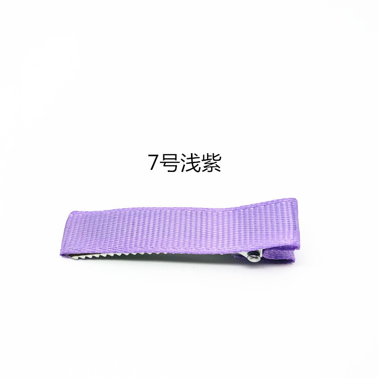 [Lấy mã giảm thêm 30%]Kẹp mỏ vịt bọc ruy băng 10 chiếc