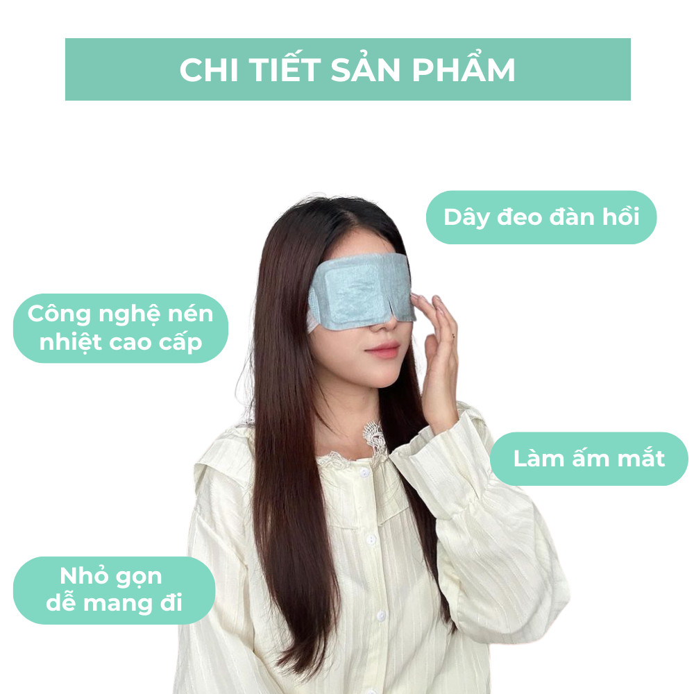 Mặt Nạ Xông Hơi Mắt Chườm Mắt Nóng BEBECHIC