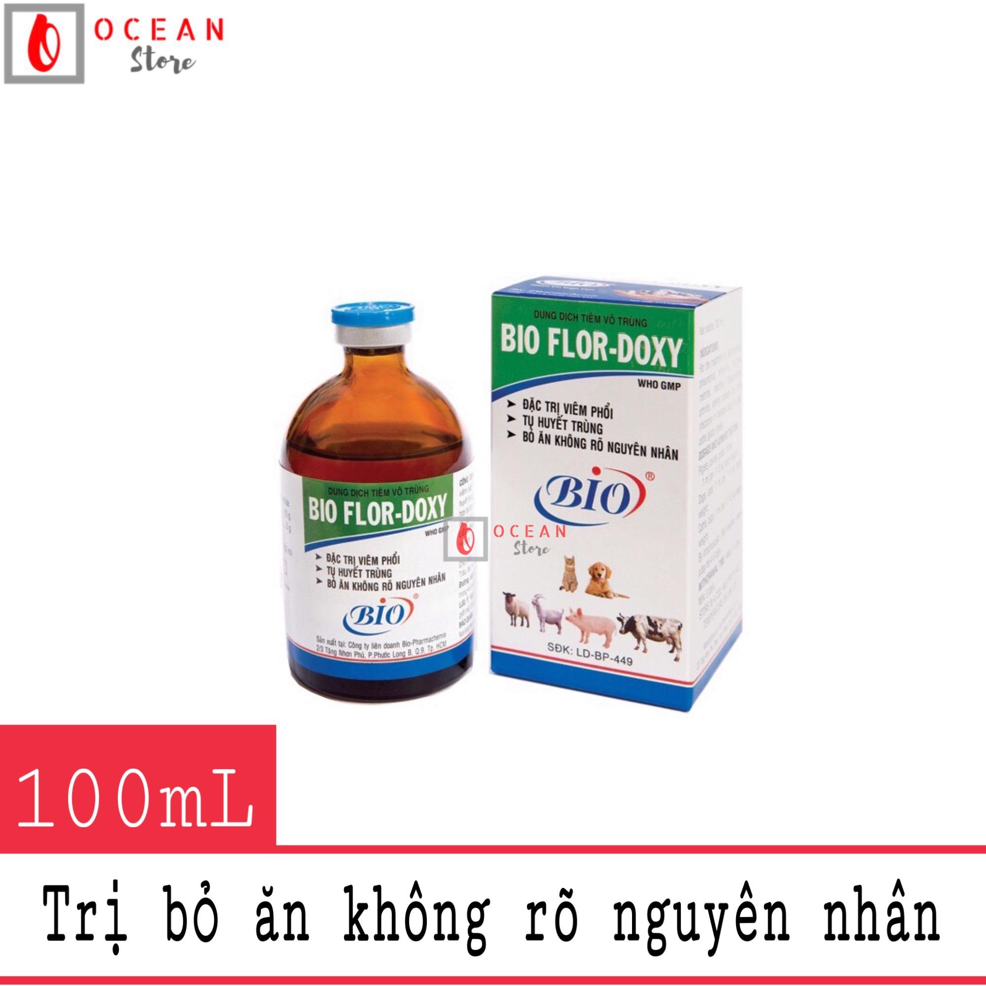 Thuốc tiêm trị bỏ ăn không rõ nguyên nhân trên chó - Bio Flor Doxy 100ml