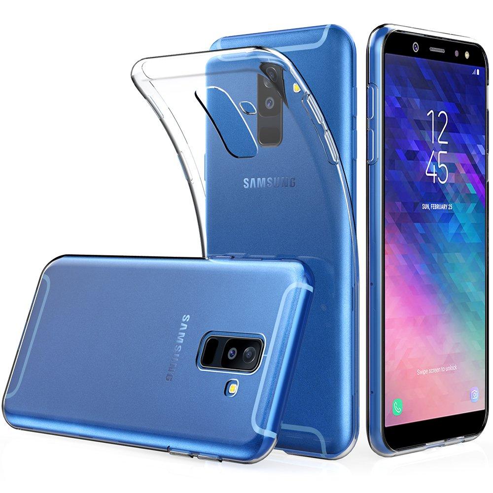 Ốp Silicon cho Samsung Galaxy A6 Plus Trong suốt (Loại A+ chống ố vàng)