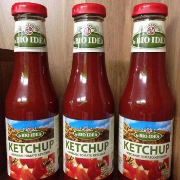 Sốt tương cà ketchup hữu cơ Bio Idea 480g
