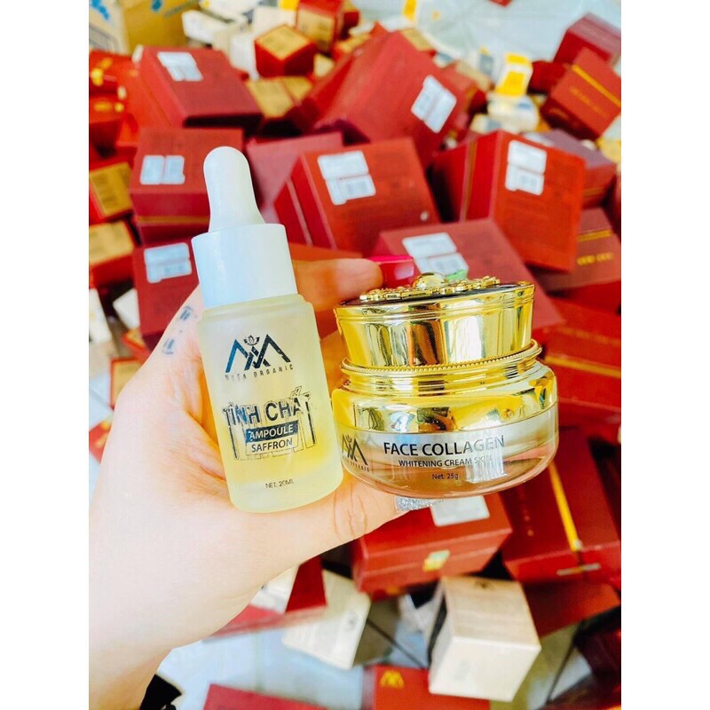 Combo Chăm Sóc Da Căng Bóng kem Face + Serum DNA Cá Hồi