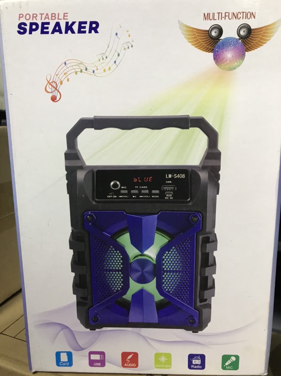 Loa Kẹo Kéo Karaoke Bluetooth Mini Java33Bt Tặng 1 Mic Có Dây - Loabluetooth