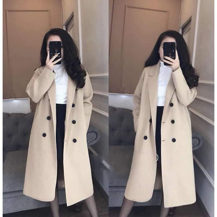 Áo khoác dạ nữ dáng dài