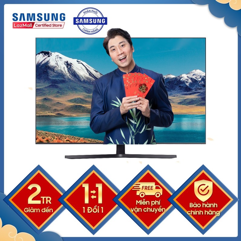 Bảng giá Smart Tivi Samsung 4K 55 inch UA55TU8500 Mới 2020 Tìm kiếm giọng nói bằng Tiếng Việt (Hỗ trợ trong Youtube), Trợ lí ảo Bixby Ambient Mode Remote cài sẵn phím Netflix và PrimeVideo, bấm và mở ứng dụng dễ dàng, Hệ điều hành Tizen OS