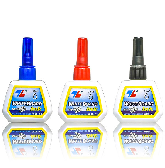 Mực bút lông bảng thiên long wbi-01 - xanh , đen, đỏ