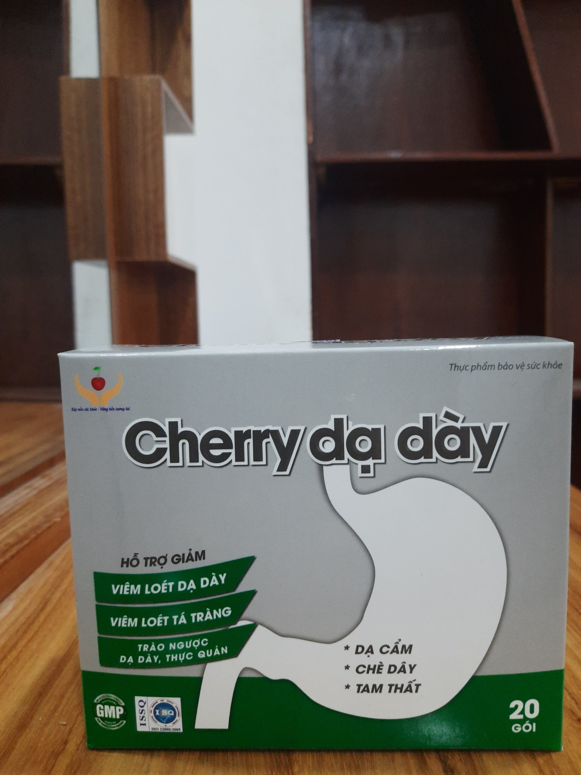 Cherry Dạ dày hỗ trợ bảo vệ niêm mạc dạ dày, giảm acid dịch vị