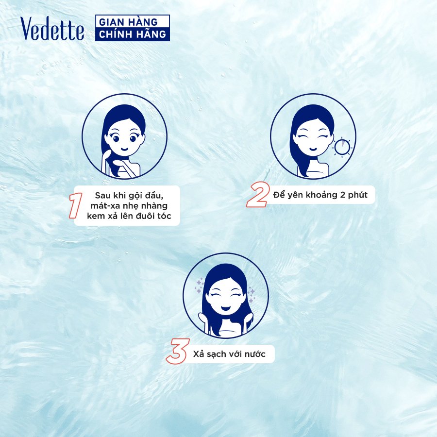 Kem Xả Tóc Vedette Ô-liu 400g