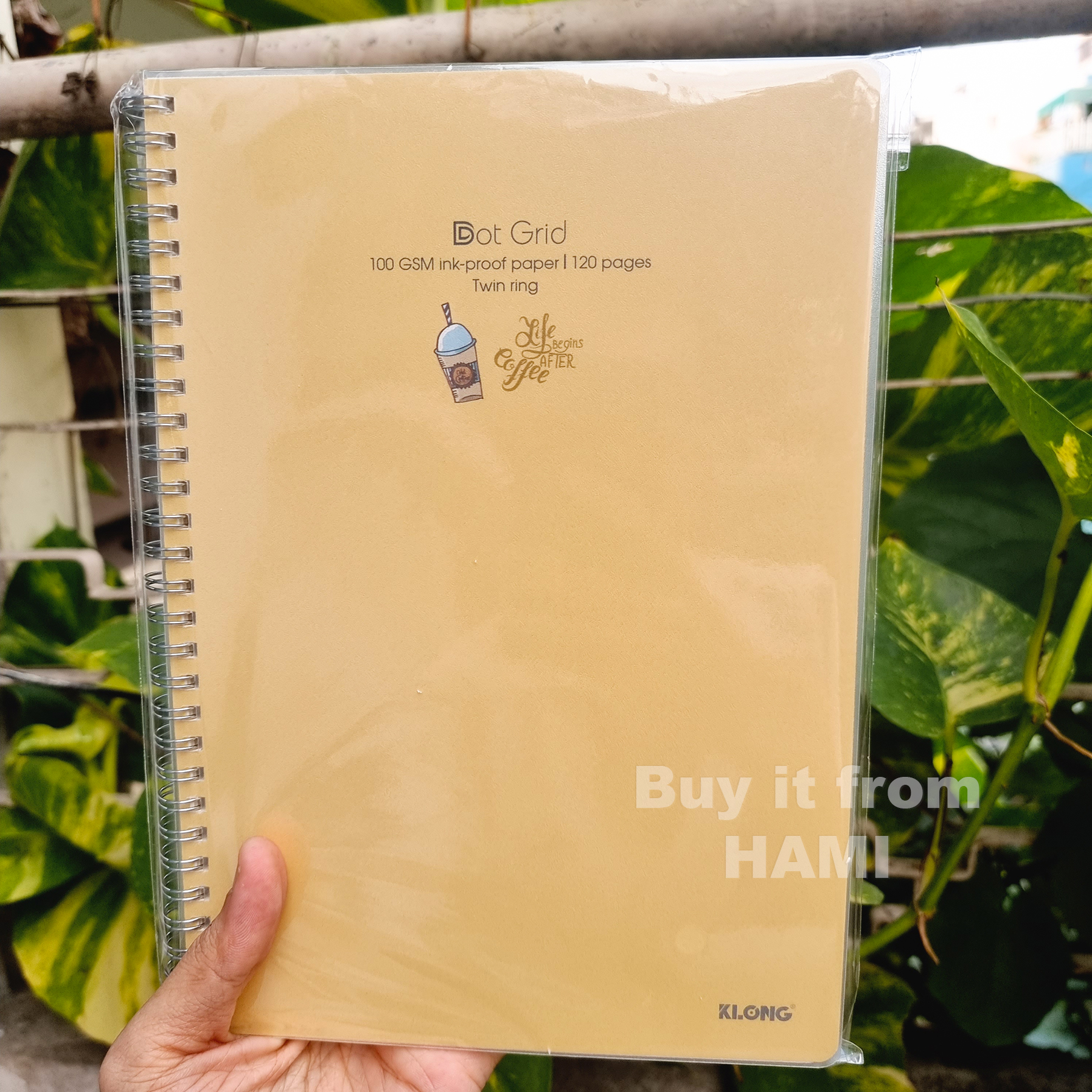 Vở klong lò xo kép dot grid b5 - 120 trang; ms: 578