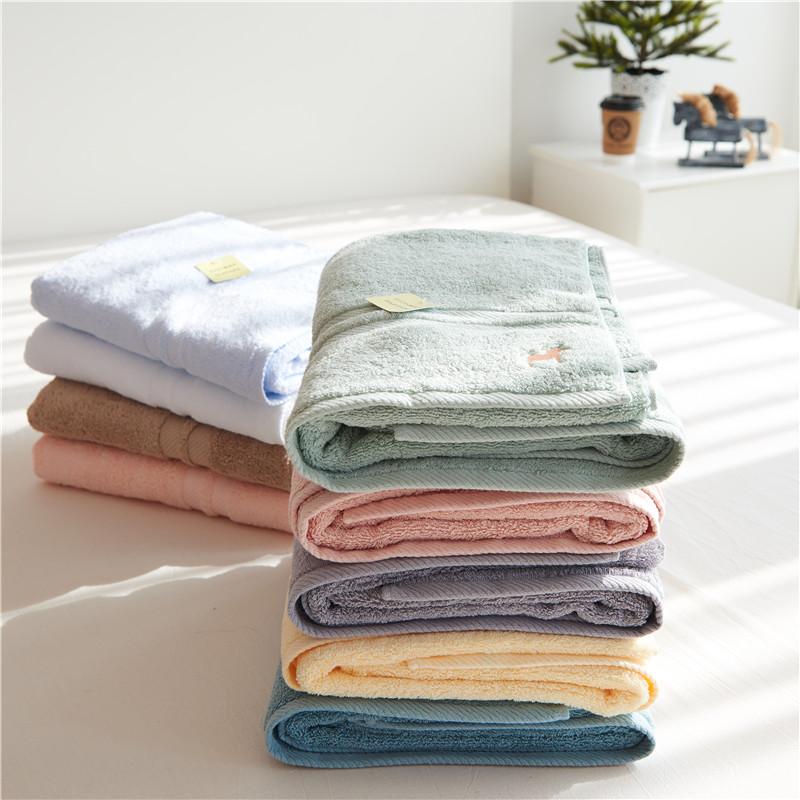 Cao Cấp Bông Ai Cập Màu Nghề Thêu Khăn Tắm 100% Cotton Người Lớn Tắm Khăn Mặt 100% Cotton Dày Hút Nước Mềm Mại Khăn Tắm Cỡ Lớn