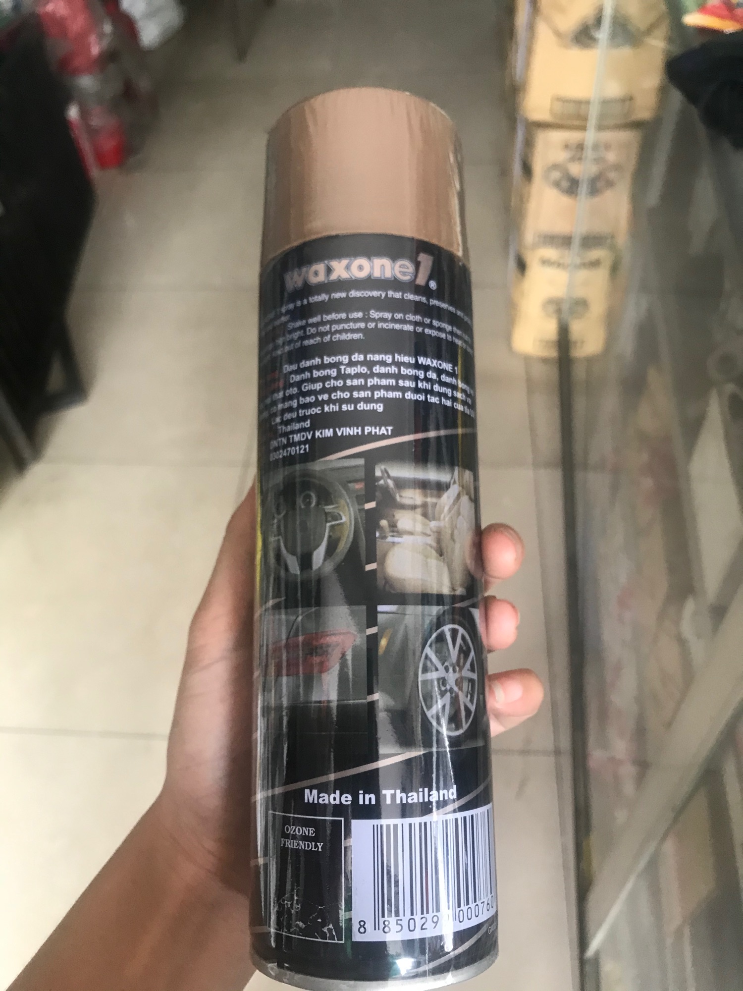 [HCM]Dầu Đánh Bóng Xe Wax One (made in ThaiLan)