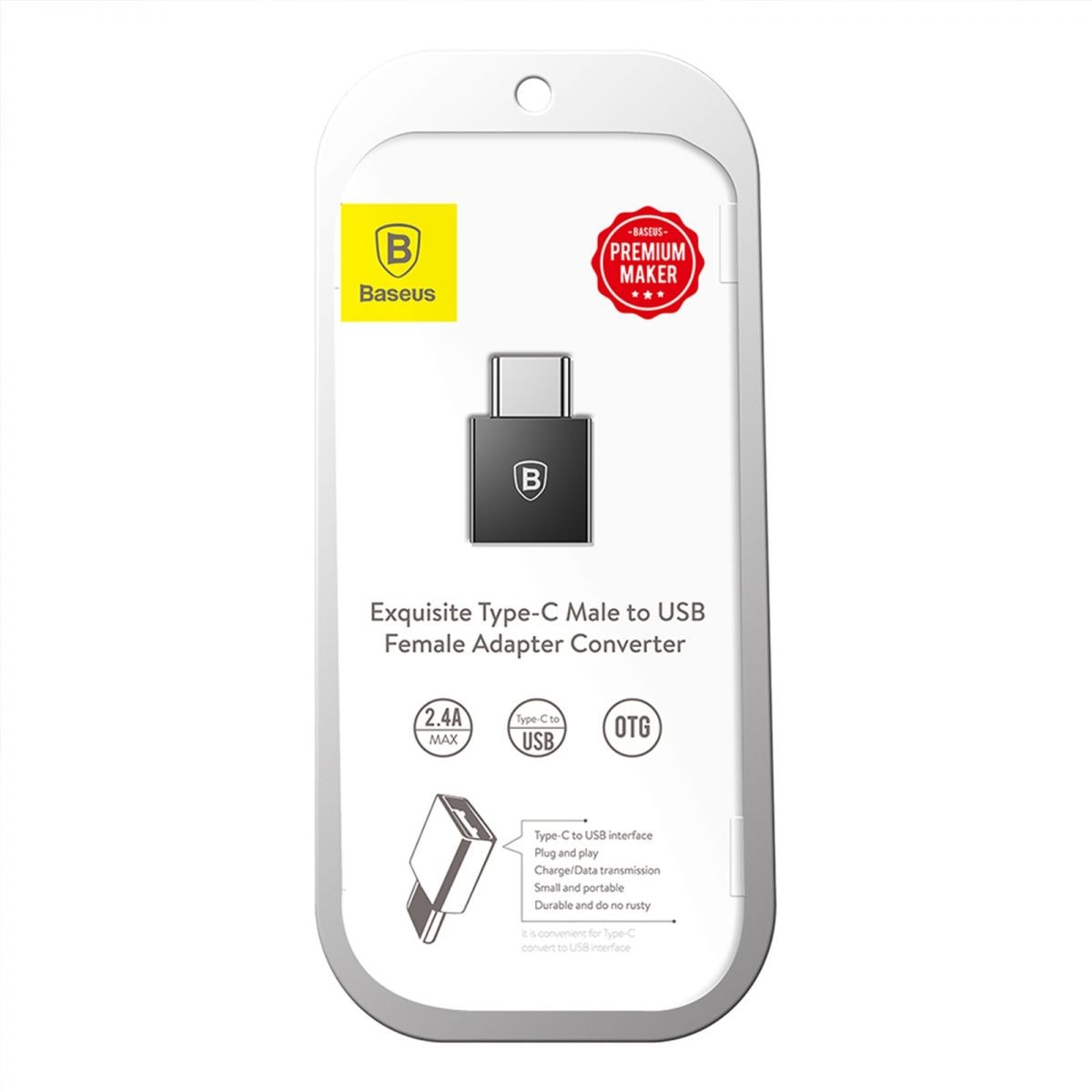 Đầu chuyển Mini Type-C sang USB chính hãng Baseus