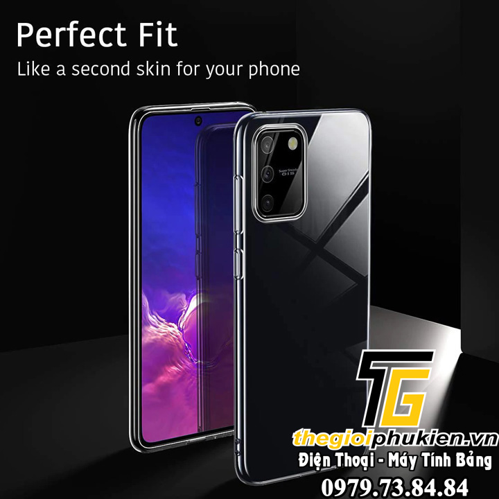 Ốp lưng silicon dẻo trong suốt SamSung Galaxy S10 Lite, Galaxy A91 siêu mỏng
