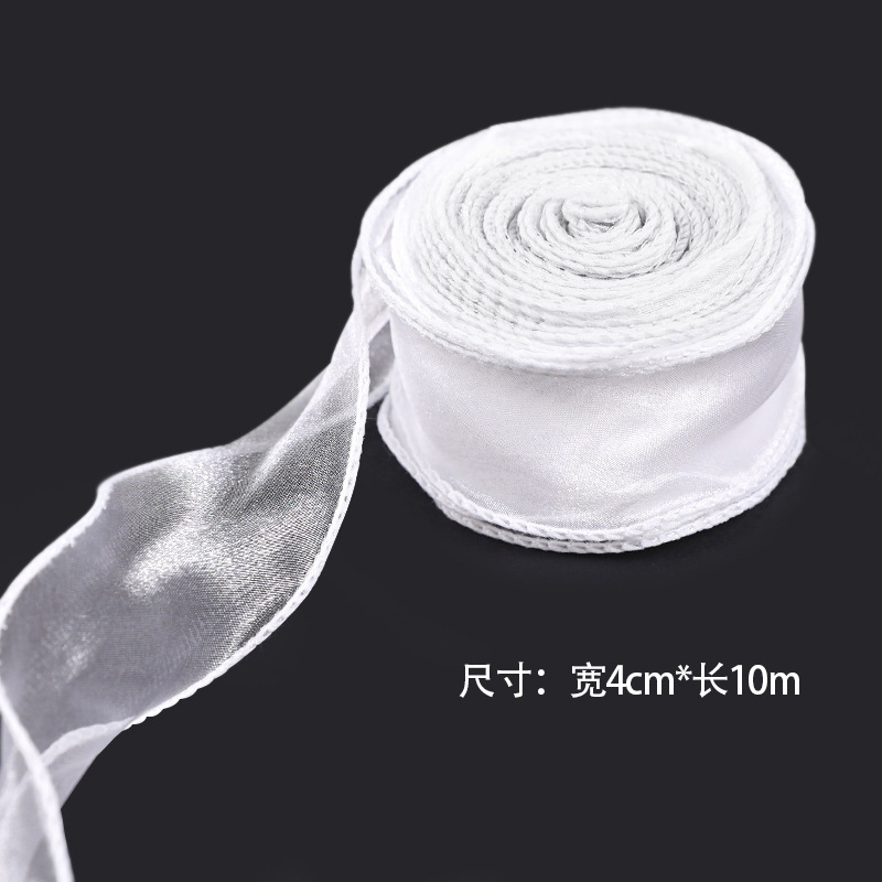 Cuộn ruy băng Voan không lõi bản 4cm * 10m đủ màu - SK94