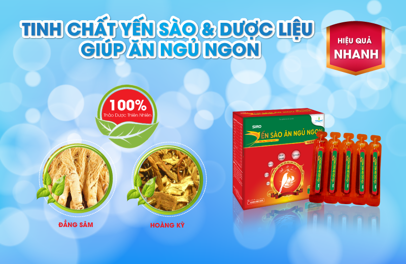 Siro yến sào ăn ngủ ngon H/20A