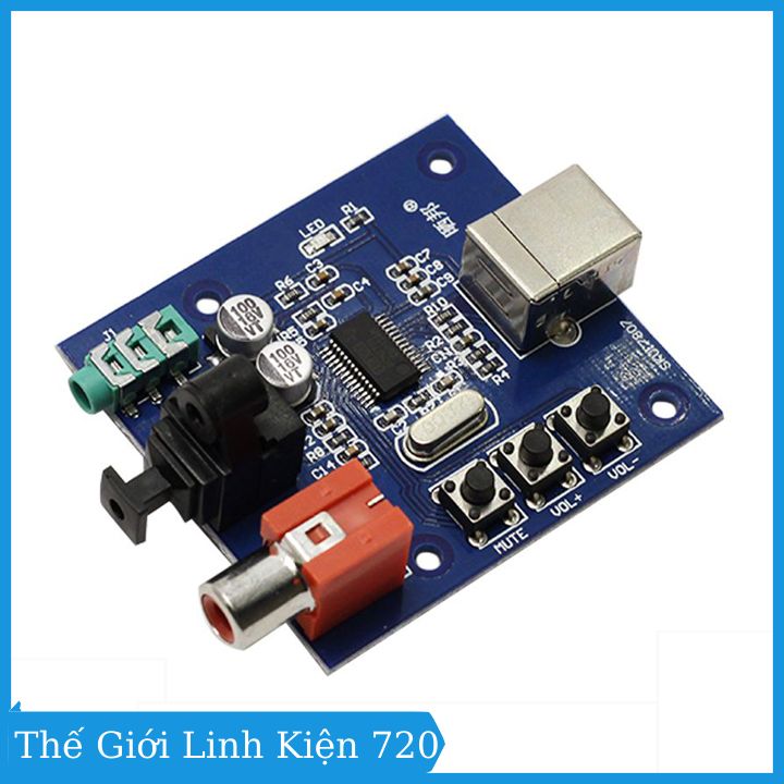 Module giải mã card âm thanh PCM2704 USB