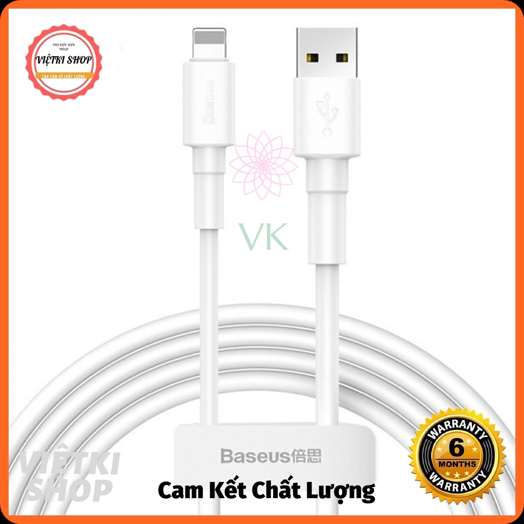 Cáp sạc nhanh Baseus Mini White dùng cho Smartphone/ Tablet (Type C/ Lightning/ Micro