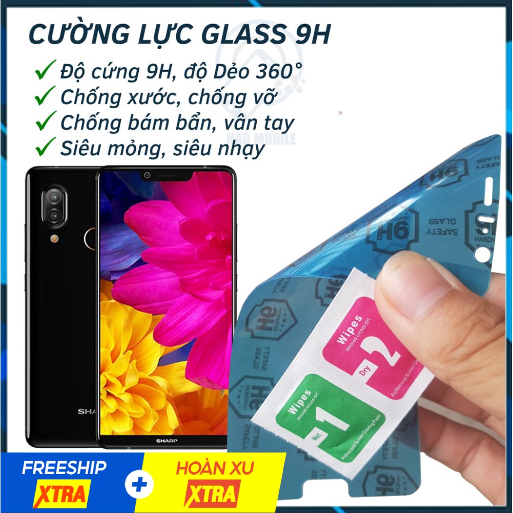Dán cường lực dẻo nano Sharp Aquos S3