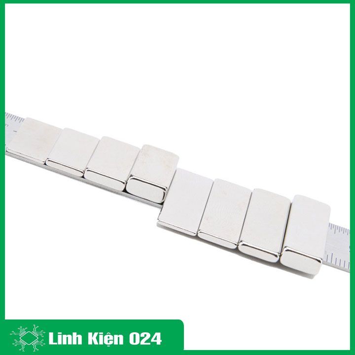 Bộ 2 viên nam châm đất hiếm 20x10x2mm ( từ tính hút cực mạnh )