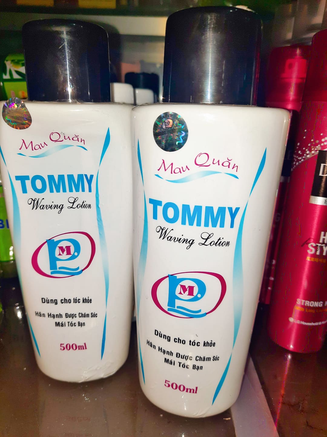 Dung dịch uốn tóc Tommy mau quăn 500ml