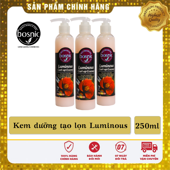 Kem Dưỡng Tóc Tạo Lọn Bosnic - Luminous Curl-Up Essence 250ml
