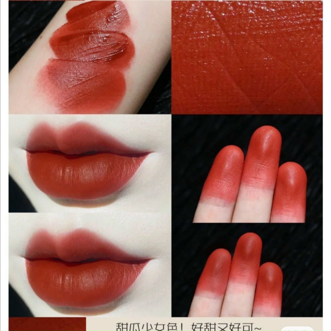 [HCM] Set 3 Cây Son Kem Herorange Fluffy Siêu Lì nội địa Trung