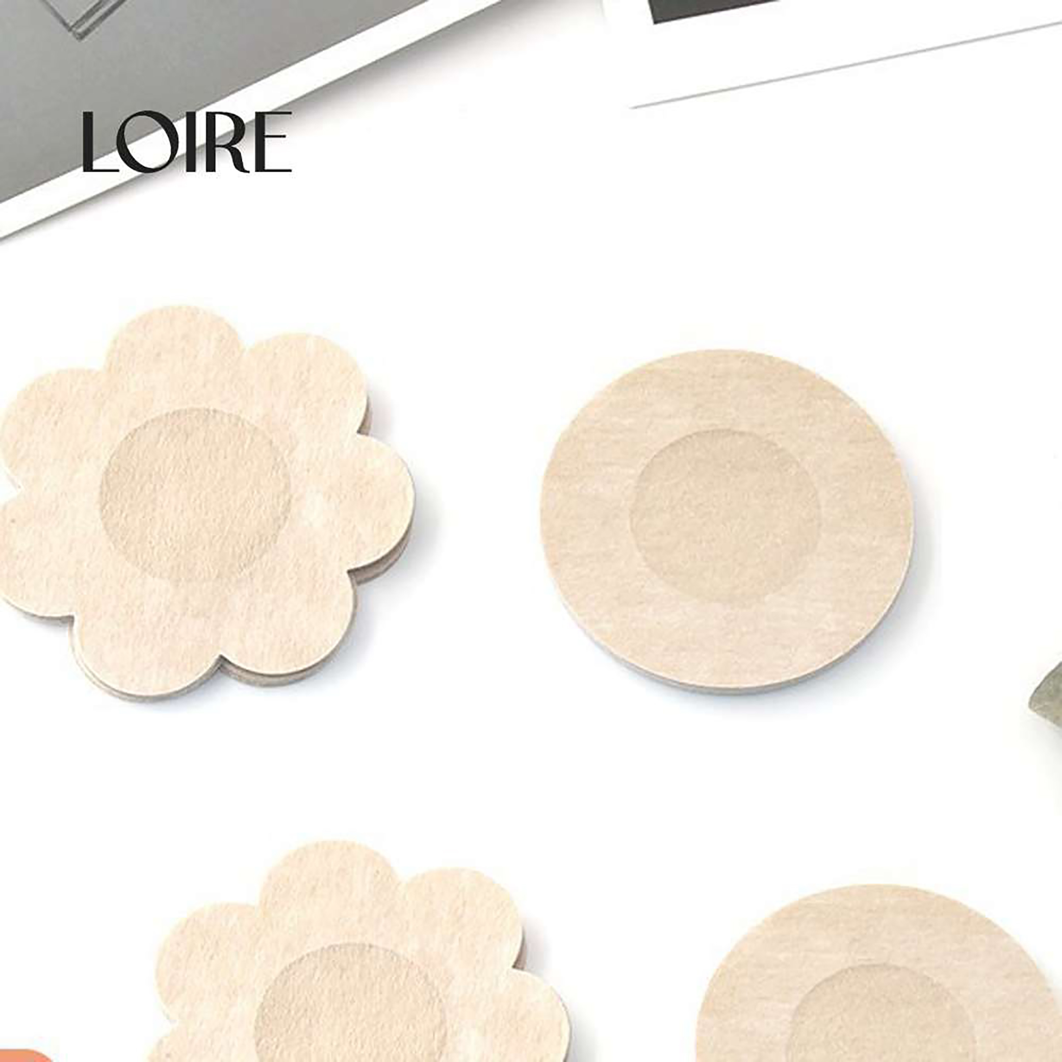 Set 5 Cặp Miếng Dán Ngực Giấy Mỏng Tiện Lợi Loirechic MD08