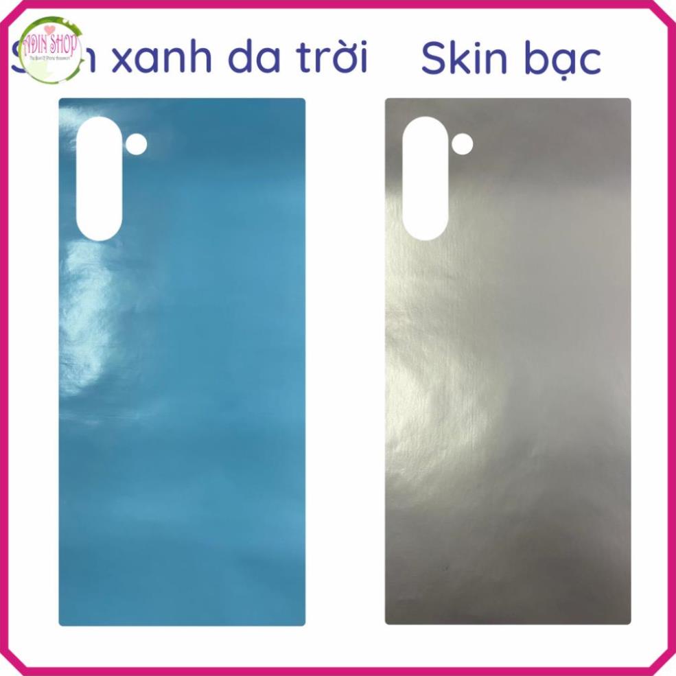 Miếng dán mặt lưng skin carbon dành cho dòng máy Samsung Galaxy Note 10/ Note 10 Plus (Note 10+)